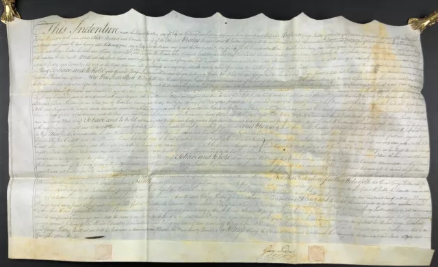 Vellum Manuscript Loyalist Land Indenture New York Property Hugh Gaine 1766-1835
