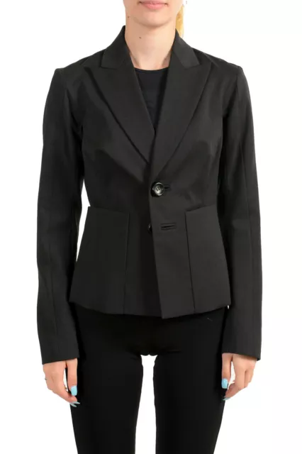 Dsquared2 Women's Dark Gray Wool Two Button Blazer US S IT 40