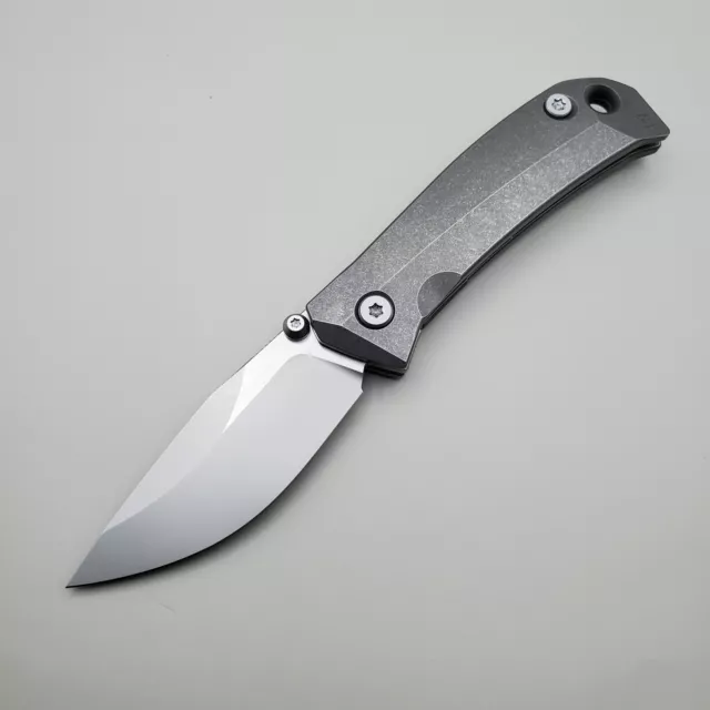 CKF - Custom Knife Factory BRAT #299 Titanium M398 Zircuti MRBS DOB 04/24