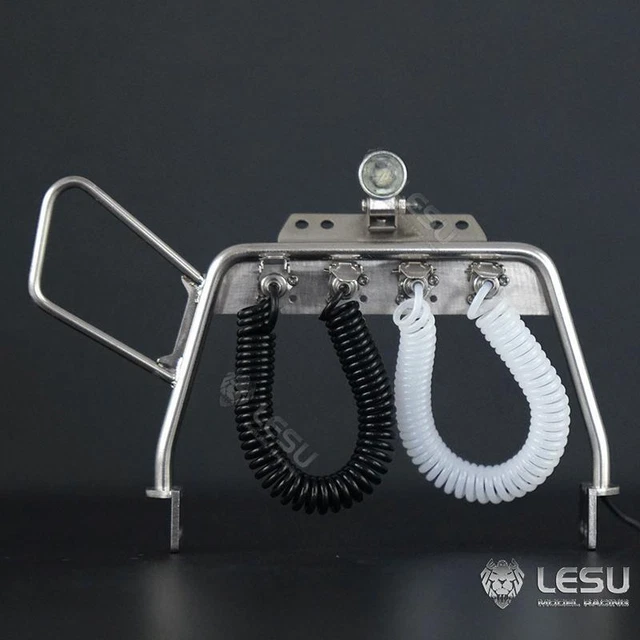 Metal LESU Tube Rack Spotlight for 1/14 RC Tamiye Tractor Truck Model Volvol