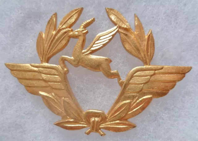 Insigne Afrique 1960/1970 ARMEE DE L'AIR AVIATION PILOTE à identifier Arthus Ber