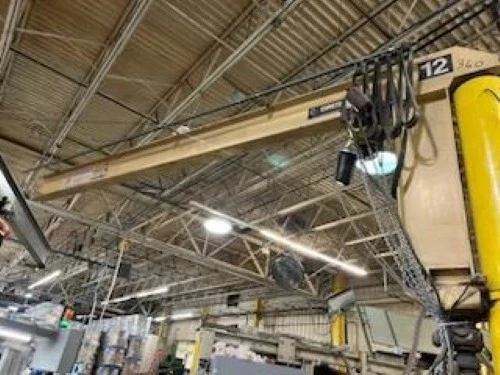 Comete 1/2 Ton Freestanding Base Mounted Jib Crane