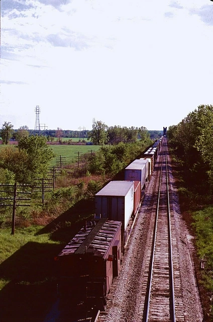 Original Kodachrome Slide Milwaukee Road Caboose May 13, 1984