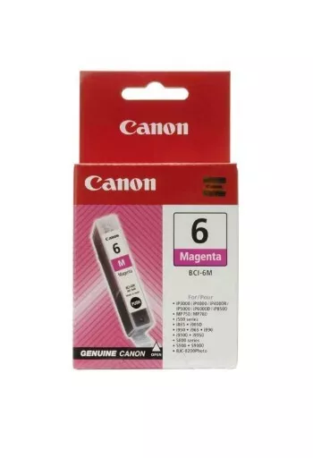 Canon Original BCI-6M Magenta Printer Ink Cartridge