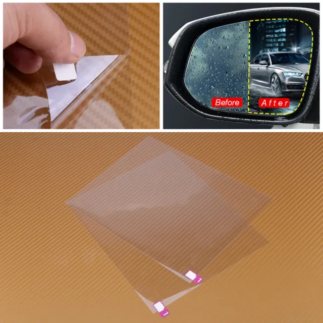 Car Rearview Mirror Clear Protective Film Anti Fog Water Rainproof