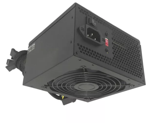 750W Ventilador silencioso 120 mm negro 2-PCIE 5-SATA 4/8 pines 12V Fuente de alimentación para PC para juegos