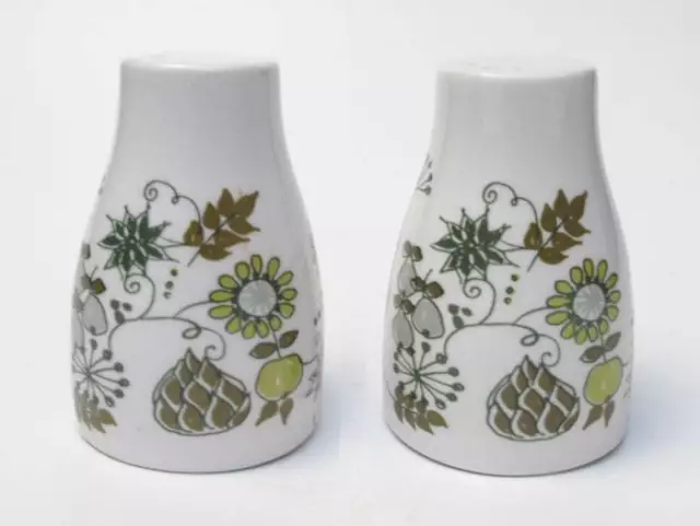 Vintage Figgjo Norway Turi Market Salt & Pepper Shakers Mid Century Scandinavian