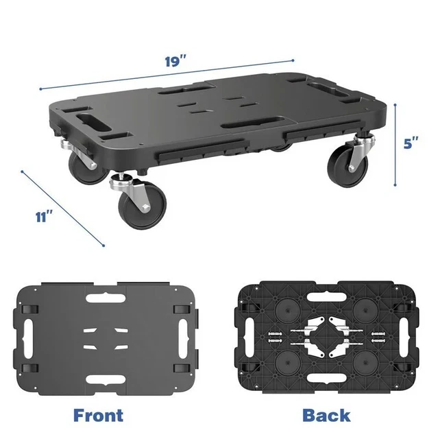 NEW 2pcs 660-LB-Capacity Platform Dolly Interlocking Furniture Mover