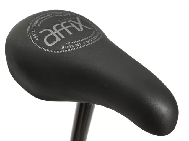 BMX Selle Rembourré Affix Combo KHE Gras Rembourrage Noir Seulement 328g