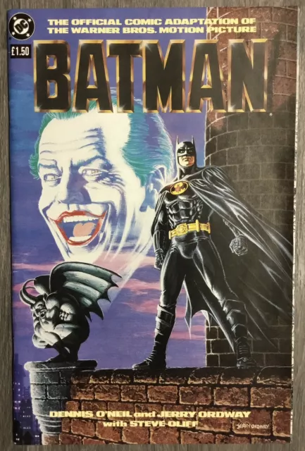 Batman Official Comic Adaptation of th Motion Picture 1989 DC Comics VG