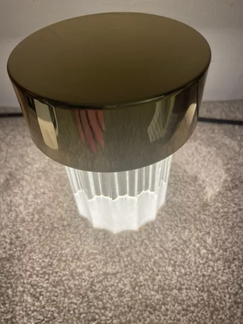 Flos Last Order Table Lamp - Fluted-Polished Brass