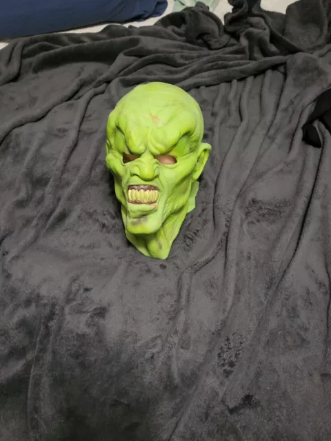 Goosebumps The Haunted Mask Halloween Mask RARE 90s Original W/ Goosebumps Logo