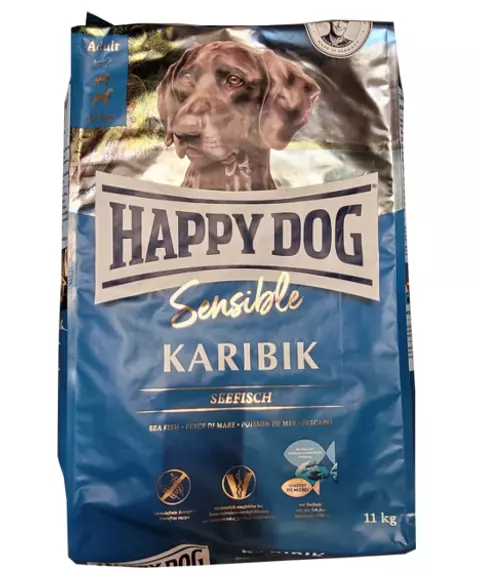 11kg Happy Dog Sensitive Caraïbes **MEILLEUR PRIX**