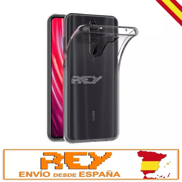 Funda Silicona para XIAOMI REDMI NOTE 8 PRO Carcasa Transparente Protector s1046