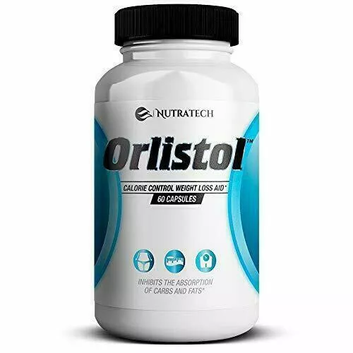Nutratech Orlistol - Carb and Fat Blocker Weight Loss Aid and Diet Pill-60 Count