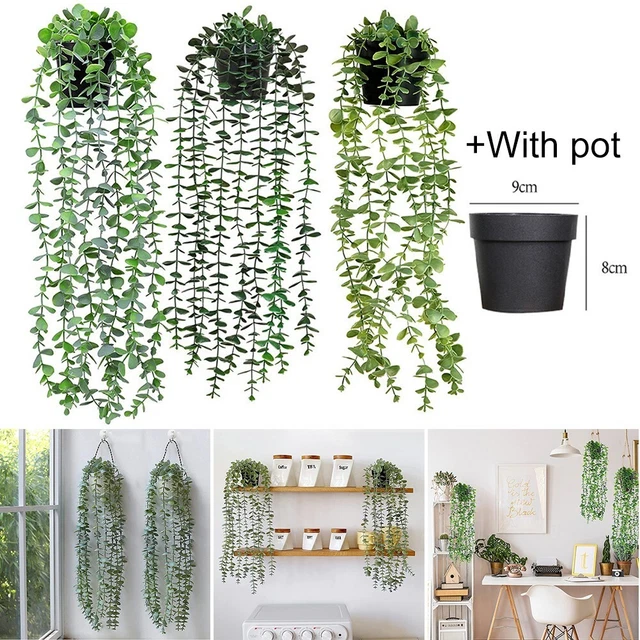 Plante Suspendue Artificielle Verte – 85 Cm – Décoration Intérieure – Type Agave – Neuf