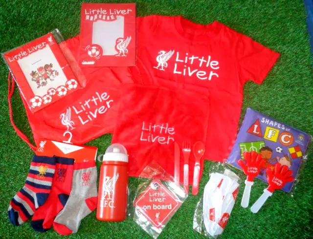 ⚽️Liverpool FC⚽️Authentic⚽️Little Liver Supporters Bundle⚽️24 Months⚽️New⚽️95⚽️