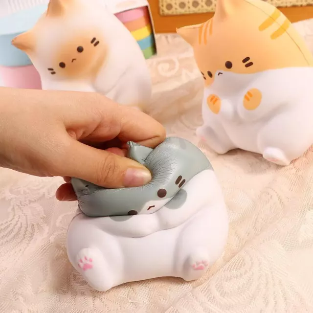 Slow Rising PU Slow Rising Squeeze Cat Cat Cat Pinch Toy   Girls Birthday Gift