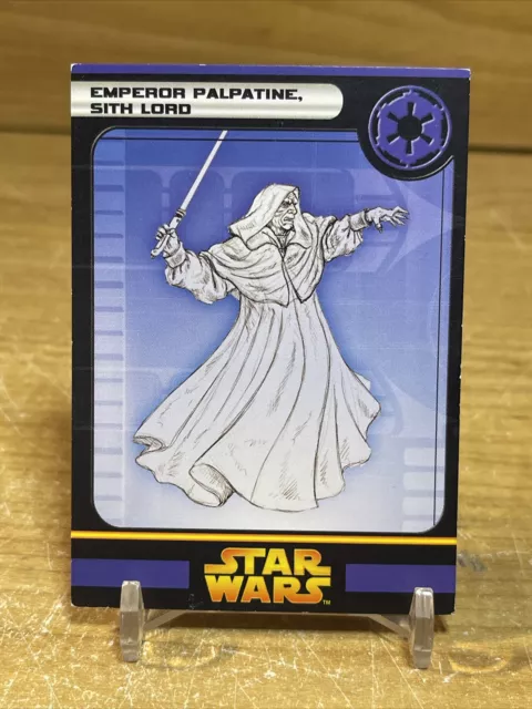 Star Wars Miniatures Card Only Emperor Palpatine Sith Lord 59/60 2