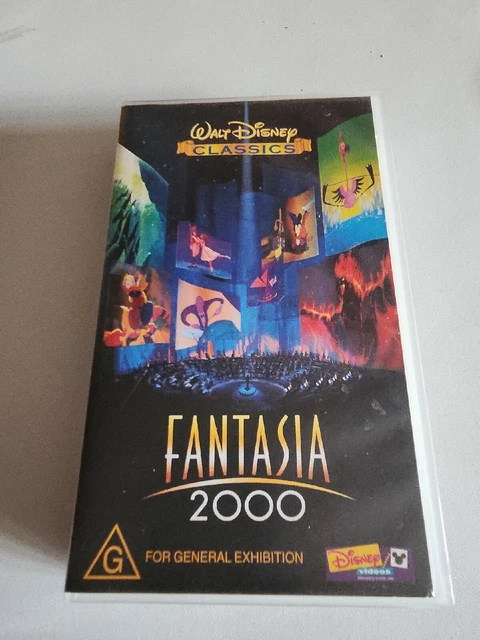 Fantasia 2000 – Disney Klassiker Auf VHS, Zeichentrickfilm Mit Klassischer Musik, Sammlerstück
