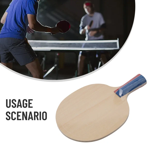 1PC Wood Table Tennis Racket Ping Pong 5 Layers Ping Pong Racket Blade Practial
