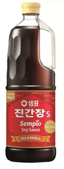 Salsa di soia SEME Jin S 1,7 litri | salsa di soia coreana | salsa di soia non OGM