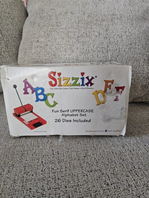 sizzix アルファベット fun serif 26個セット 箱入り 【公式通販】