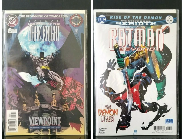 BATMAN Legends of the DARK KNIGHT #0 '94 & REBIRTH DC 2 Comic Books NM