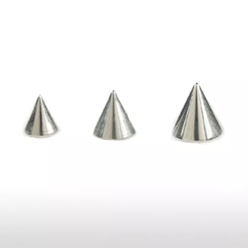 Set da 2 piercing punta 1,6 mm inserto spike cone orecchio labbra sopracciglia piercing 2