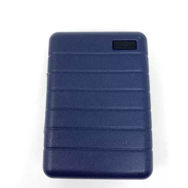 Away travel toiletry case united mini suitcase navy blue pre-owned empty Nice