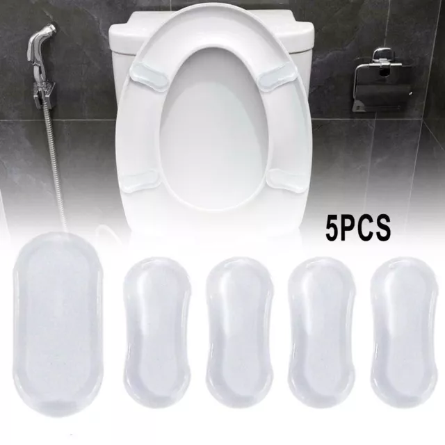 Set di 5 paraurti coperchio sedile WC riduzione del rumore per un'esperienza pac