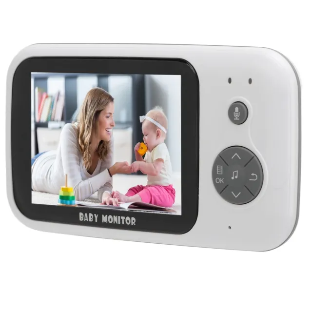3.2in Wireless Baby Video Monitor 2 Way Talk Temperature Detection Night Vis HB0