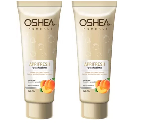 Oshea Herbals Aprifresh Abricot Gommage Pour Healthy Skin Paquet De 2 & 100gm À