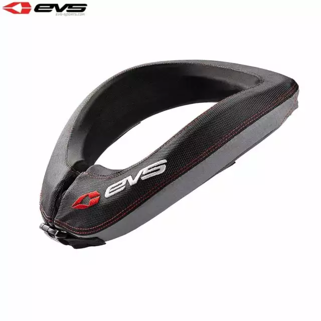 EVS Adults R2 Motocross MX Enduro Neck Collar Protector - Black - One Size