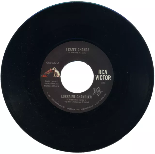 LORRAINE CHANDLER "I CAN'T CHANGE c/w YOU ONLY LIVE TWICE" NORTHERN SOUL DELETED