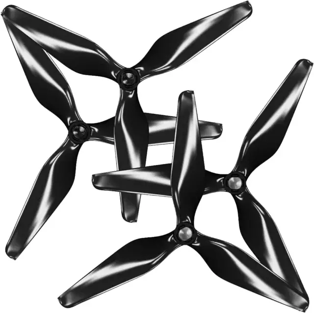 3 Blade Upgrade Propellers for 3DR Solo with Built in Nut Longer Flight Time