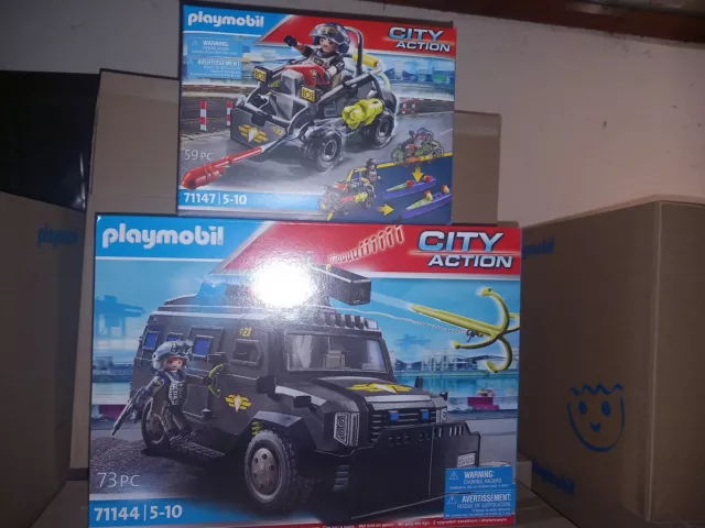 VEHÍCULO TODO TERRENO Playmobil Police Tactical 71144 y 71147 cuádruple  precio de venta sugerido por el fabricante £99.98 EUR 65,57 - PicClick ES