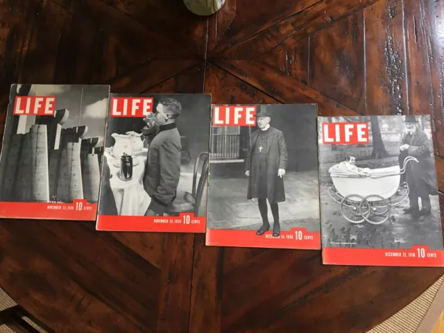 LIFE MAGAZINE THE VERY FIRST ISSUES Nov. 23 1936. Vol. I No. 1-2