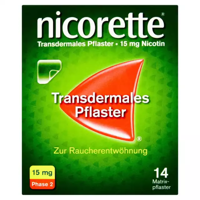 Nicorette TX Pflaster 15mg 14 St Pflaster transdermal