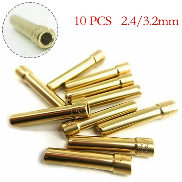 Welding Torch TIG  WP 17 18 26 Tungsten Electrode Wedge Stubby Collets 10pcs/set