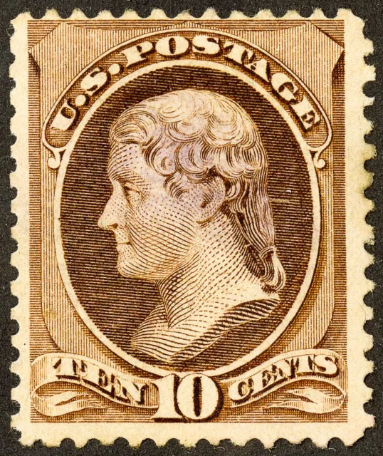 US Stamps # 209 MH Fresh Scott Value $175.00