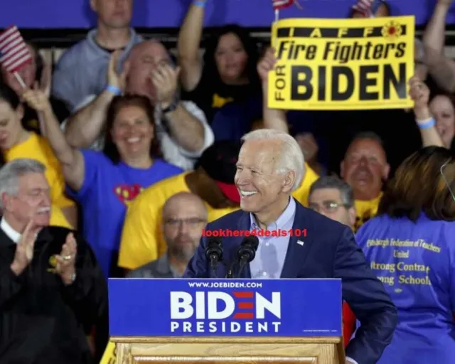 JOE BIDEN Photo 4x6 Rally Presidential Campaign 2020 Democratic USA