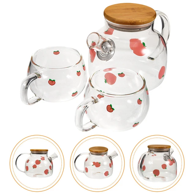 1 set brocca acqua fredda vetro brocca acqua trasparente bollitore acqua con