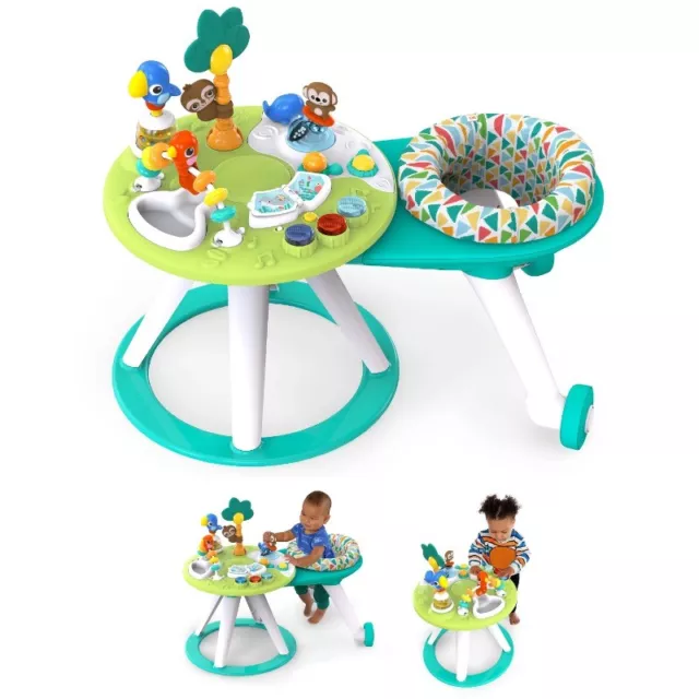 Bright Starts Around We Go 2-in-1 Walk-Around Baby Activity Center & Table