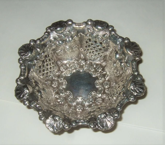 English Sterling Dish 19th Century