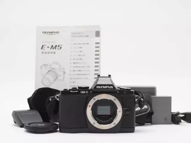 Olympus OM-D E-M5 Digital Camera Black Body Only 20803 Shots READ [Exc] #Z853A