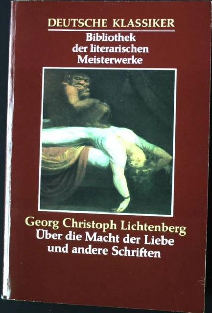 Über die Macht der Liebe und andere Schriften. Deutsche Klassiker, Bibliothek de
