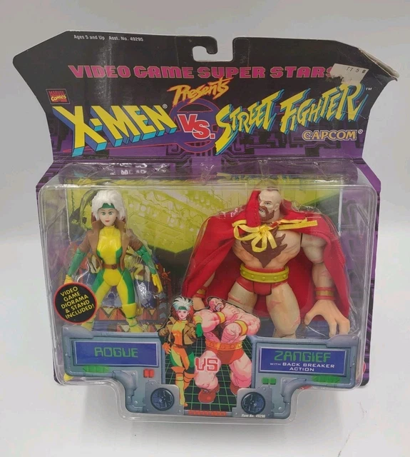 VIDEO GAME SUPER Stars X-Men vs Street Fighter Rogue Zangief Toy
