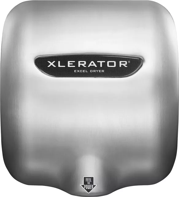 Excel Xlerator XL-SB Brushed Stainless 110-120V .8N 50/60 Hz Hand Dryer-NIB