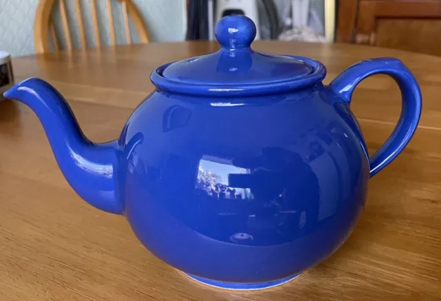 1.5 Pint Blue Teapot